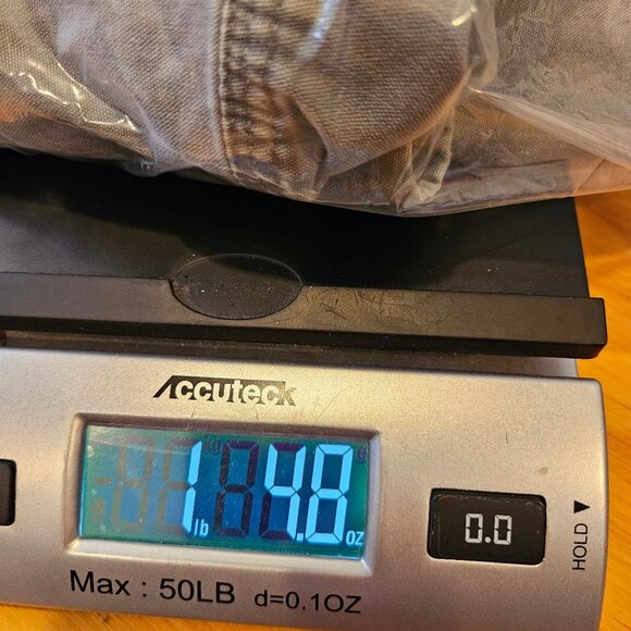 Cabelas Mens 2XL Short Sleeve Button Canvas Shirt Gray Cotton Work flaws rugged - Picture 11 of 11